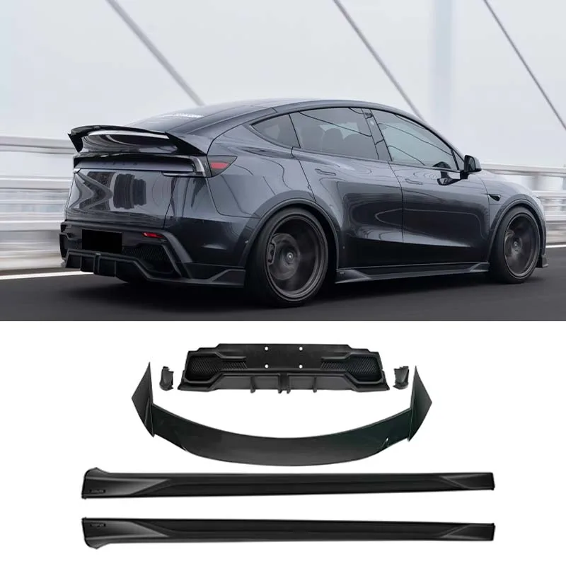 

Wholesale ABS Sport Body Kit for Tesla Model Y 2025+ Juniper Front Lip Side Skirts Rear Diffuser Upgrade Accessories