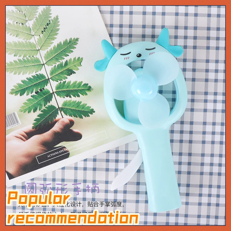 

Sheep Cartoon Hand Pressure Children Small Fans Hold Pressure Children's Interesting Manual Fan Gift Advertisement Auricular