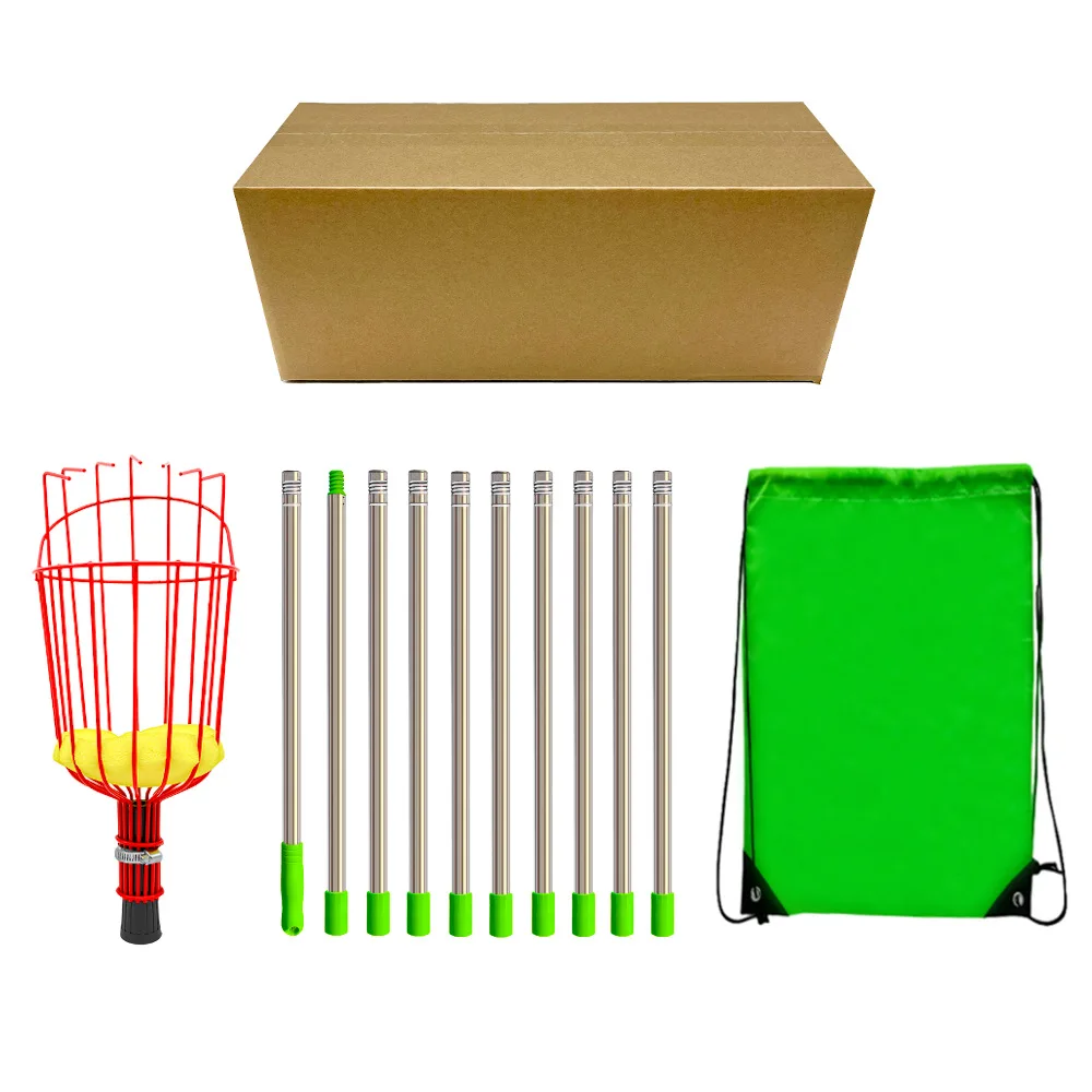 Fruit Picker High-Altitude Orchard Harvester Extendable Rod  And Pear Picker Garden Fruit Picker Picking Device Garden Tools