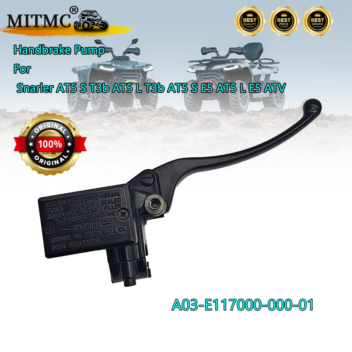 

Насос ручного тормоза для квадроциклов SGW 500CC Snarler AT5 S T3b AT5 L T3b AT5 S E5 AT5 L E5 ATV A03-E117000-000-01