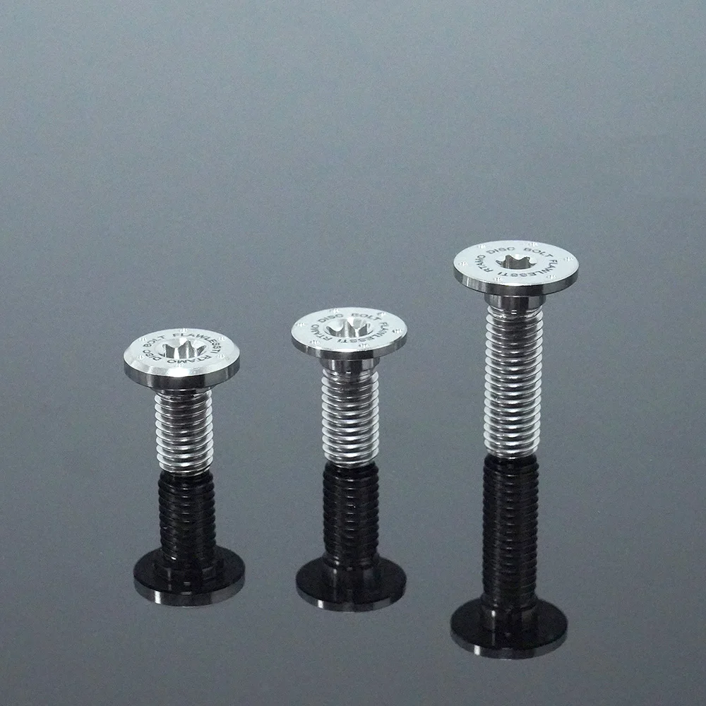 FLAWLESSTI قرص فرامل البراغي Gr5 التيتانيوم M8 طول 15 مللي متر 18 مللي متر 27 مللي متر 1.25 الملعب لسيارات BMW