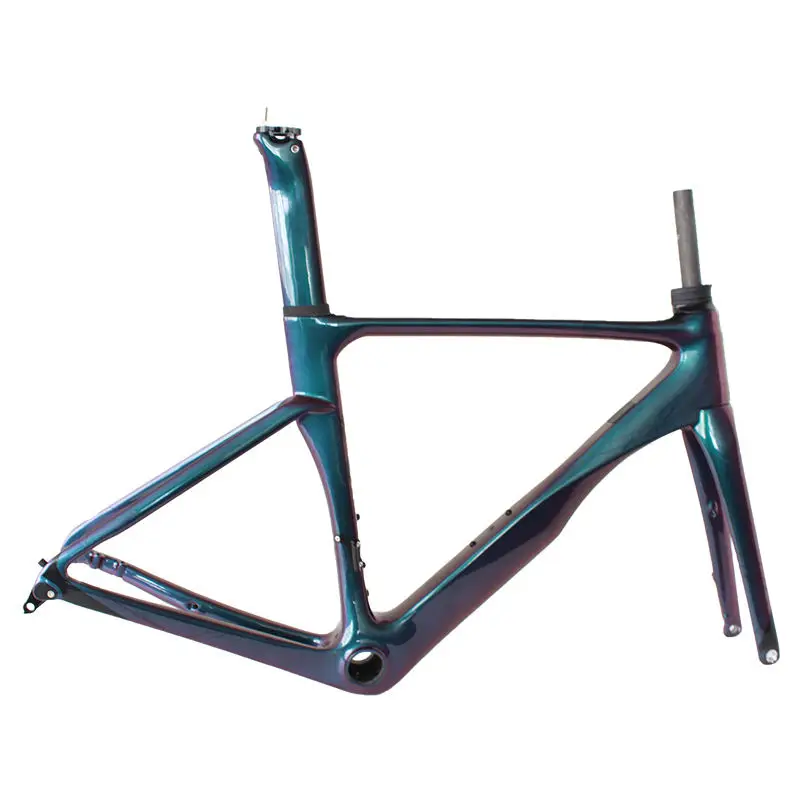 

Wholesale Internal Cable Carbon T700 Fiber Frame 700C Road Disc Bicycle Parts Bike Frame Disc-brake Carbon Bike Frame Road