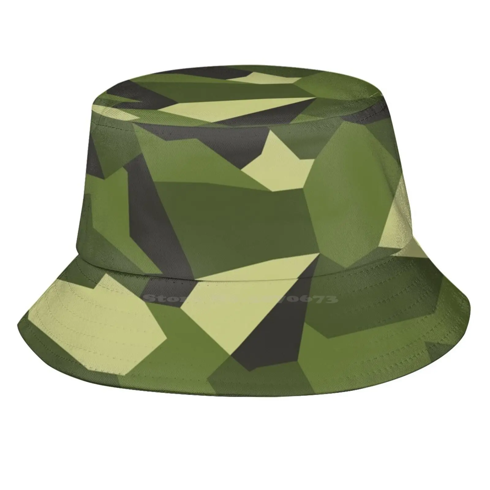 Swedish Military Camouflage Pattern Sun Cap Fisherman Hat Bucket Hats Swedish Military Pattern Camouflage Sweden Sverige Svensk