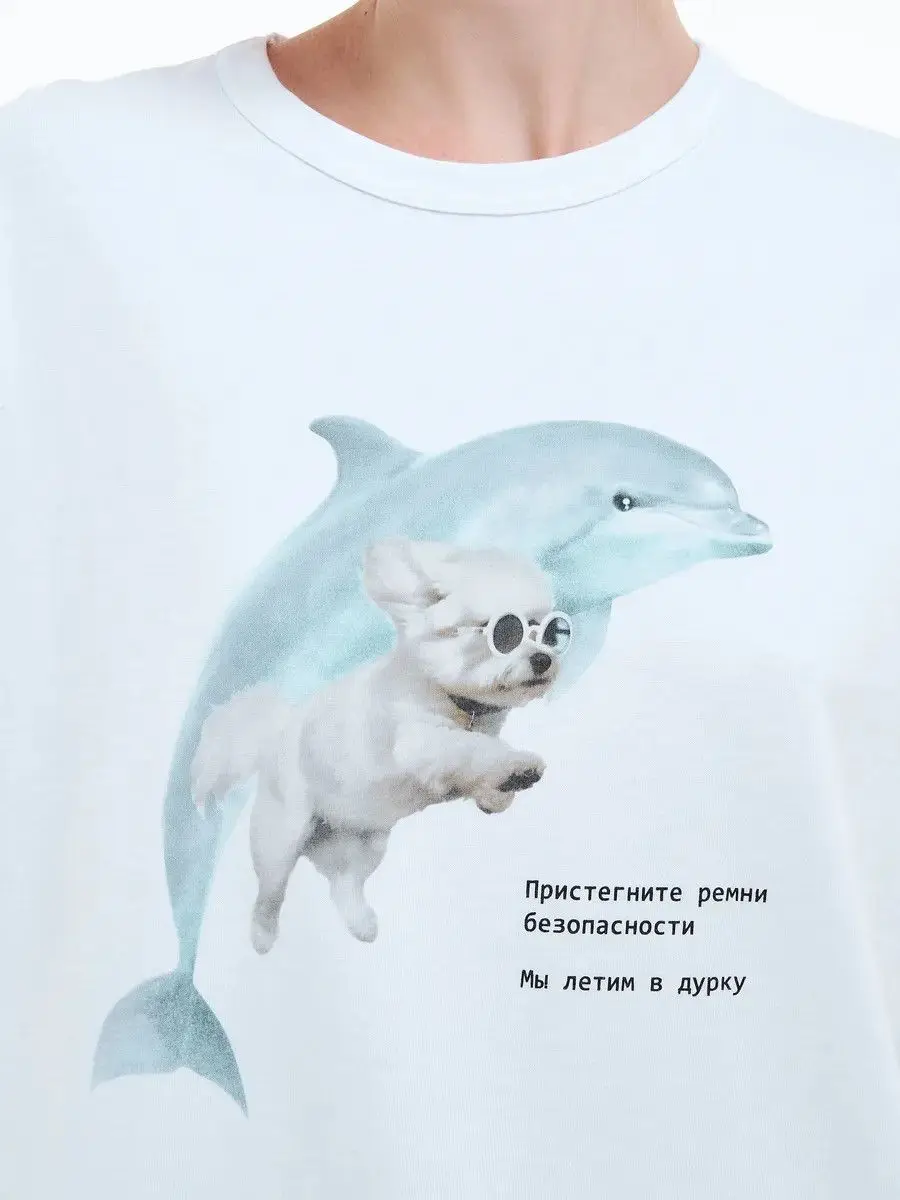 Y2K الروسية لطيف الكلب نمط القطن الخالص تي شيرت الصيف الراحة فضفاضة كبيرة الحجم الترفيه المحملة مزاجه المرأة الأساسية الحلو