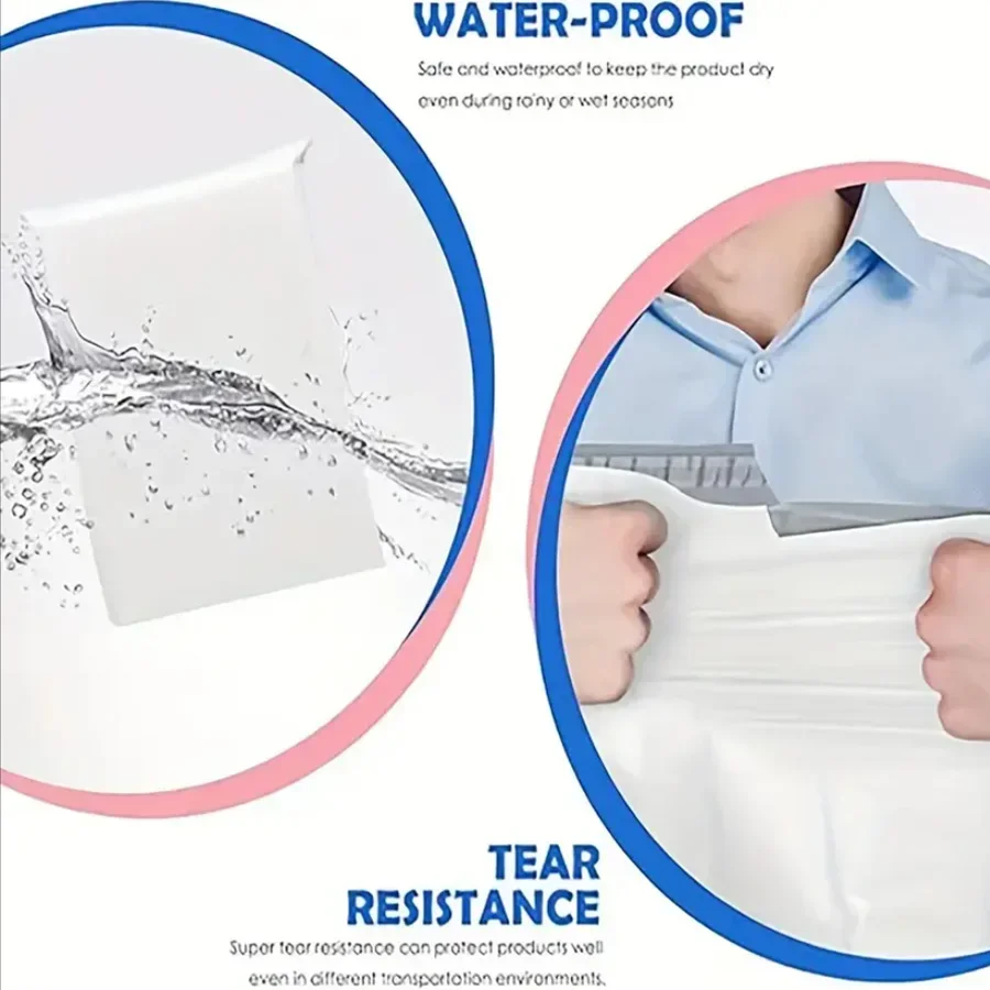 25/50/100pcs Self-Adhesive Sealing Express Logistics Mailing Waterproof & Dustproof Packaging Bag, Gift Packing & Shipping Bag