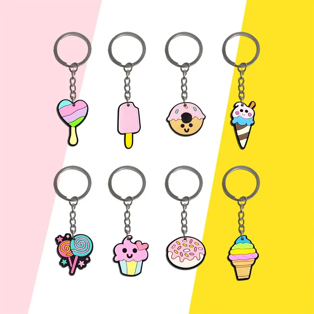 1-11pcs cute animal powder salamander boutique keychain PVC material, school bags, bags, home, car key chain accessories gifts