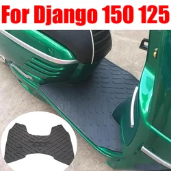 For Peugeot Django 150 125 Motorcycle Accessories Non-slip Rubber Foot Rest Pedal Pad Footrest Footboard Steps Plate Footpads
