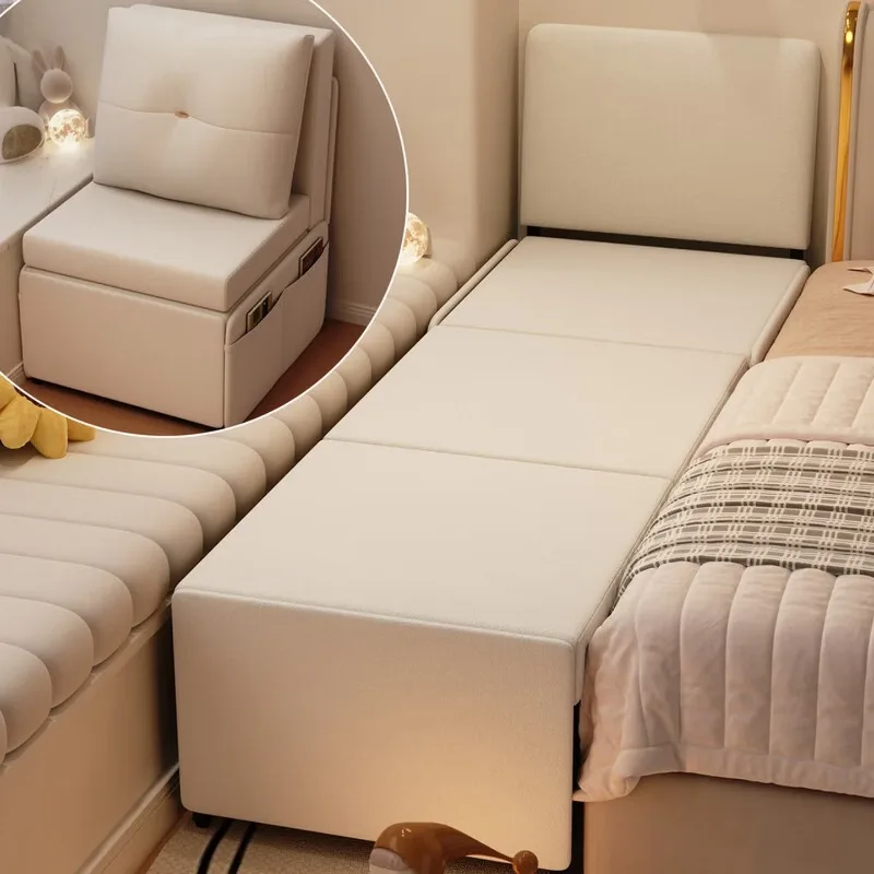 

Splicing bed foldable bedside widening adults can sleep bay window widening artifact splicing large bed soft bag side extension