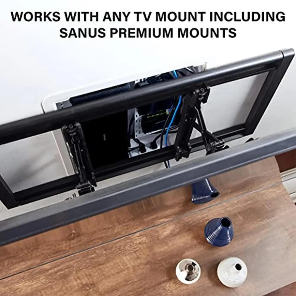 17 Inch Dual Purpose In-Wall Media Enclosure TV Device Storage Electrical Box Cable Management USA Made Expertly Crafted Split image 5