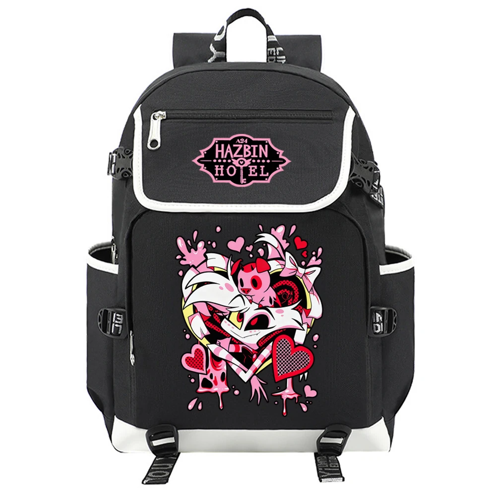 กระเป๋าเป้สะพายหลัง Hazbin Hotel Vaggie รุ่นฮิตปี 2025 สำหรับใส่แล็ปท็อป เหมาะสำหรับวัยรุ่น นักเรียน นักศึกษา ทั้งชายและหญิง ใช้เป็นกระเป๋าหนังสือหรือเป็นของขวัญ