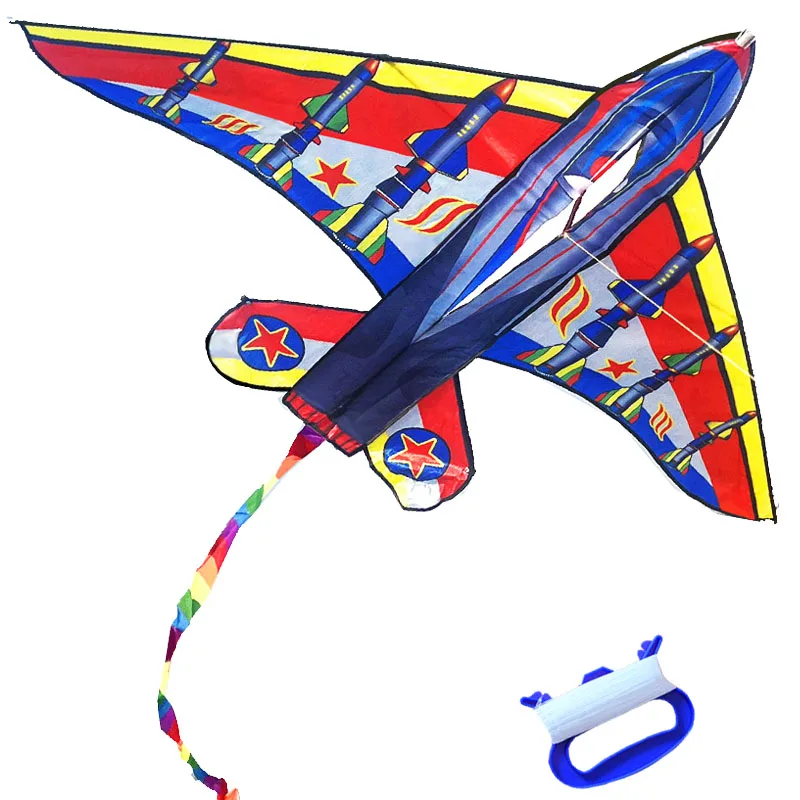 New Arrive  Outdoor Fun Sports  63inch Plane Kite /Kites With Handle And Line For Kids Good Flying