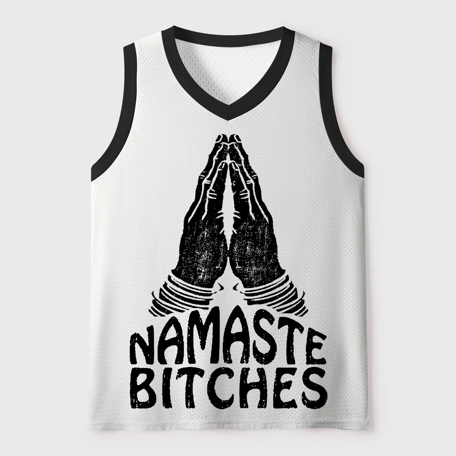2026 New V-neck Mesh Basketball Sports Vest, Japanese Ukiyo-e Animal Print Sleeveless Fitness Muscle Breathable Sports T-shirt