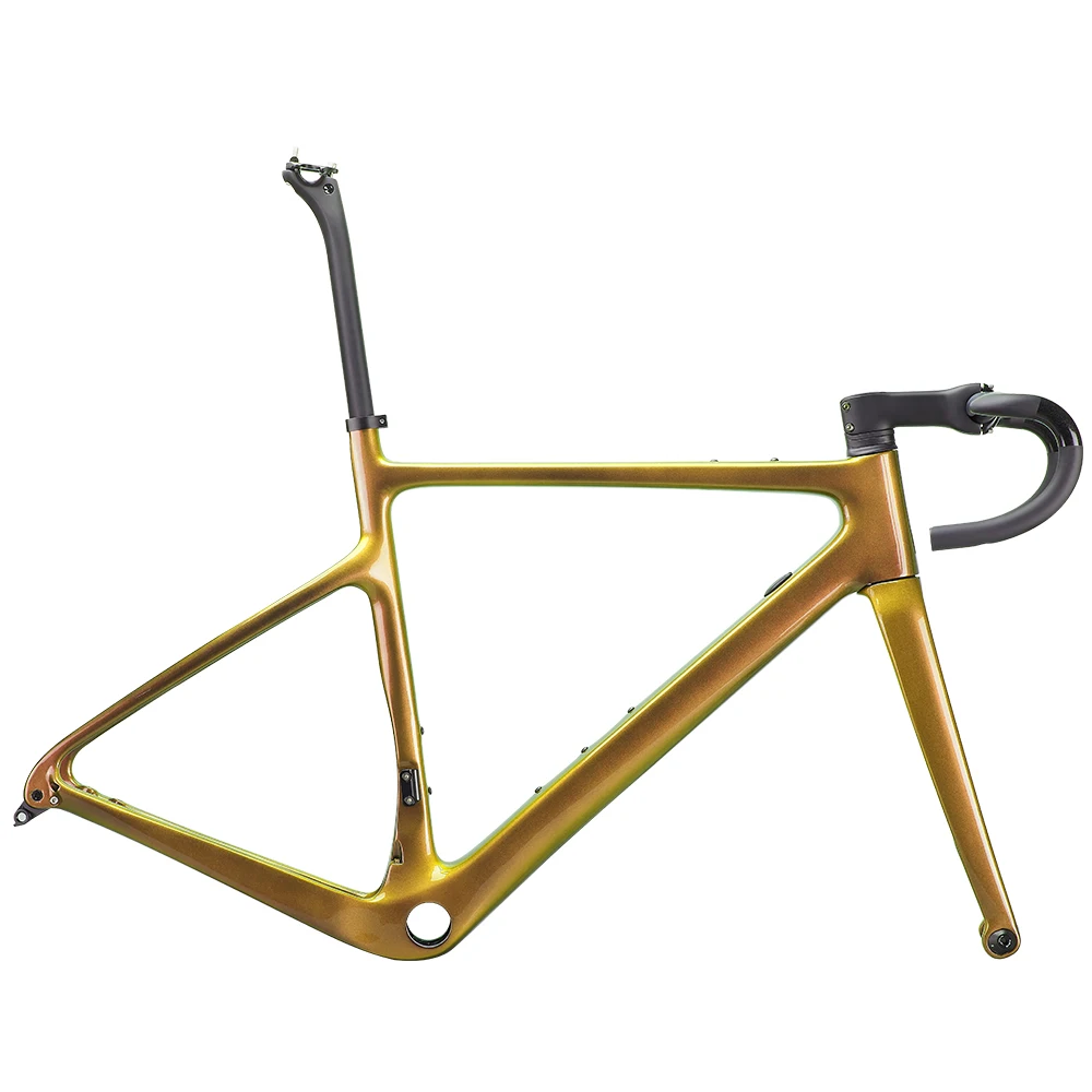 

Gravel Bike Frame T1100 Carbon Bicycle Frame Disc Thru axle Road frame mtb 650b suit