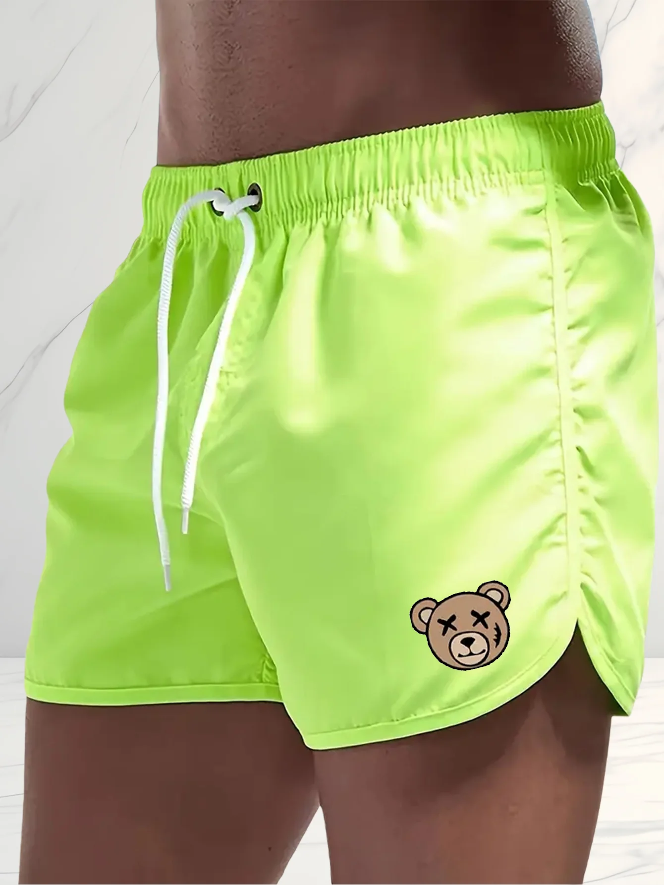 Einfarbige Strandhose