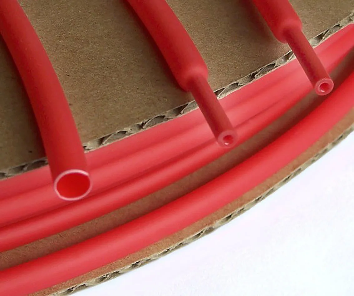 5Meters 2:1 Black/Red 1/2/3/4/5/6/8mm Diameter Heat Shrink Heatshrink Tubing Tube Sleeving Wrap Wire DIY Connector Repair