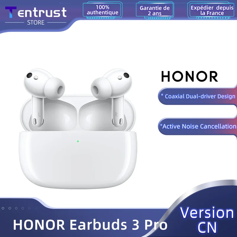 HONOR Earbuds 3 Pro True Wireless Active Noise Cancellation Bluetooth Headphones In-Ear  Fast Charging NEW