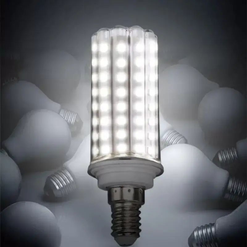 إضاءة الطوارئ Bombillas ضوء المنزل LED مصباح الذرة 12 واط ضوء قوي 3000 كيلو 6000 كيلو E27 E14 حامل مصباح المنزل