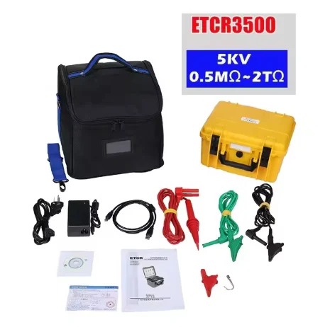 ETCR3500B 10kV -Enabled High Voltage Insulation Resistance Tester