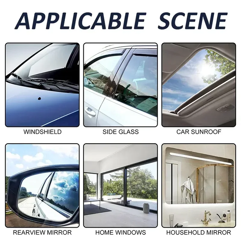 NEW Car anti-fog spray and a towel- anti-fog mirrors, anti-fog Windows, clear vision, safer driving