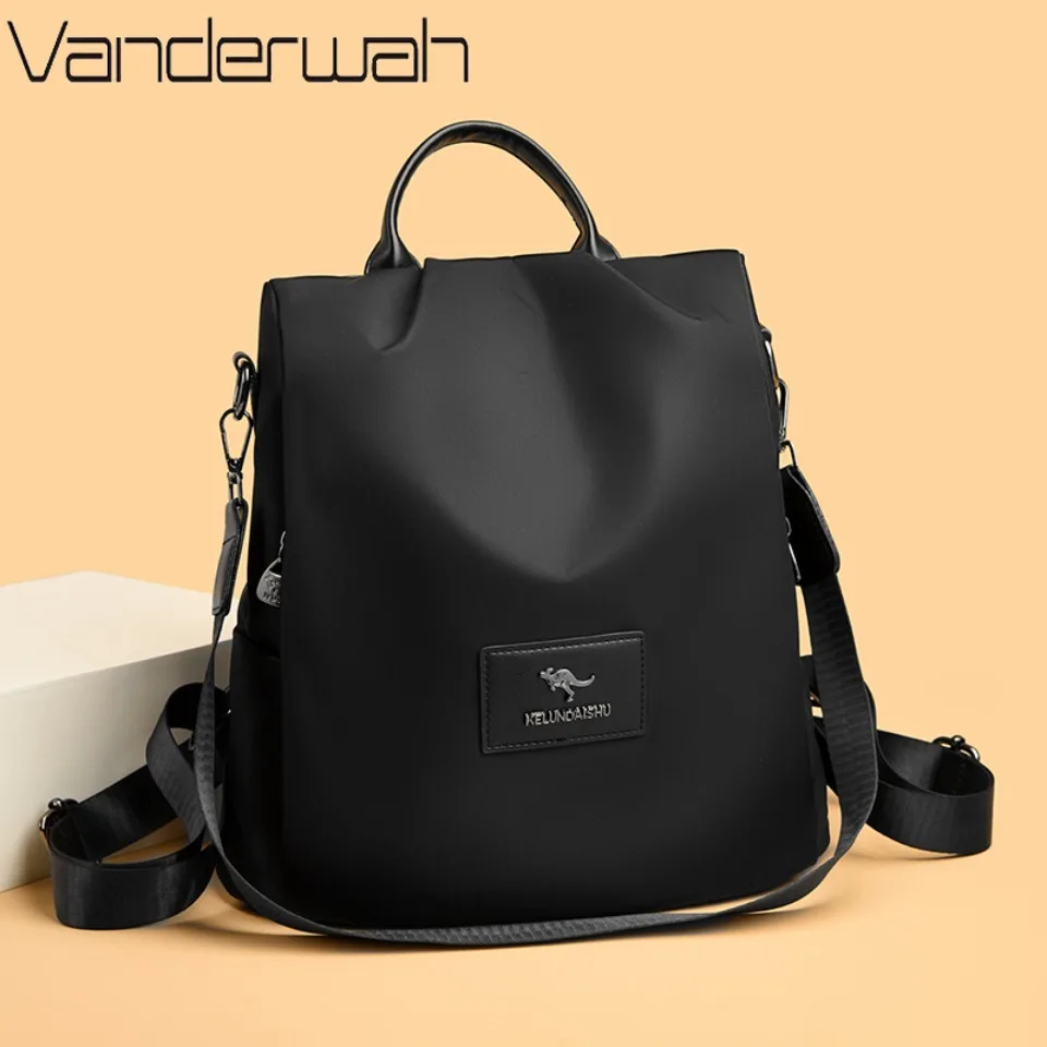 New Women's Anti-theft Backpack Nylon Large Capacity Travel Bag Multi-purpose Shoulder Bag High Quality School Daypack Rucksack