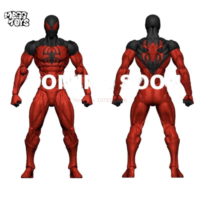 Heiße-Neue Ct Spielzeug Messtoys Spinne Figur Chaos Spielzeug Schwarz Rot Spinne Anime Action Figur Figur Statue Modell Angepasst geschenke