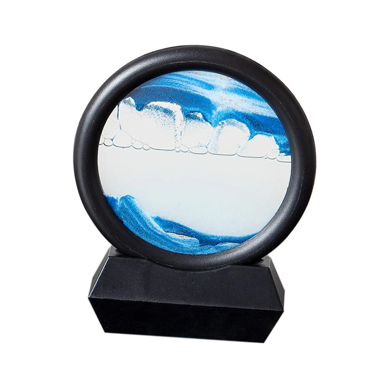 Flowing Sand Painting Decoration Ornament Dynamic Sand Scene for Living Room
