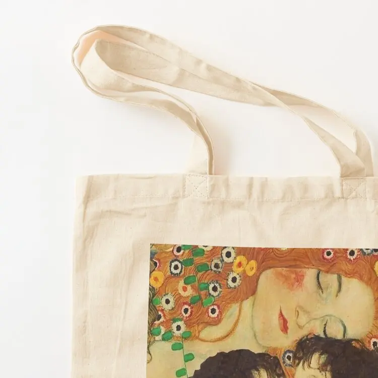 Klimt Three Ages of Woman Mother and Child Tote Bag shopper bags Lady bag tote bag woman Women's tote