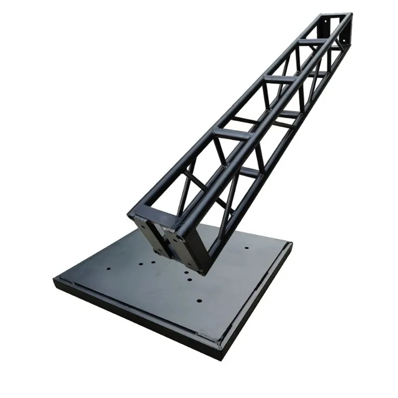 

Aluminum Steel Stage Lighting Truss Base Plate for 12 Inch Ladder Spigot Triangle Square Box Aluminum Rigging Truss