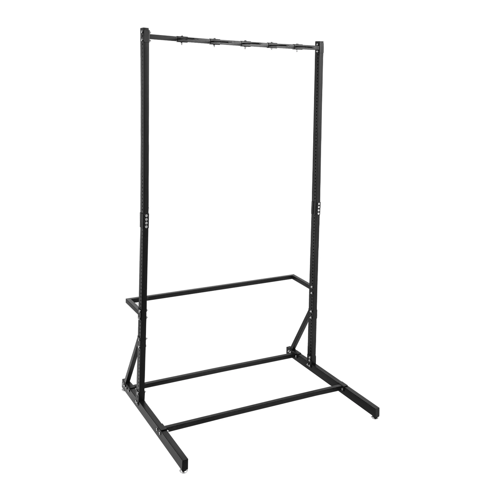 Schwarzes 5-Fahrrad-Aufbewahrungsregal aus Eisen, 330 Pfund, vertikaler Fahrrad-Organizer für Garage, Keller, Fahrrad-Reparaturwerkstatt