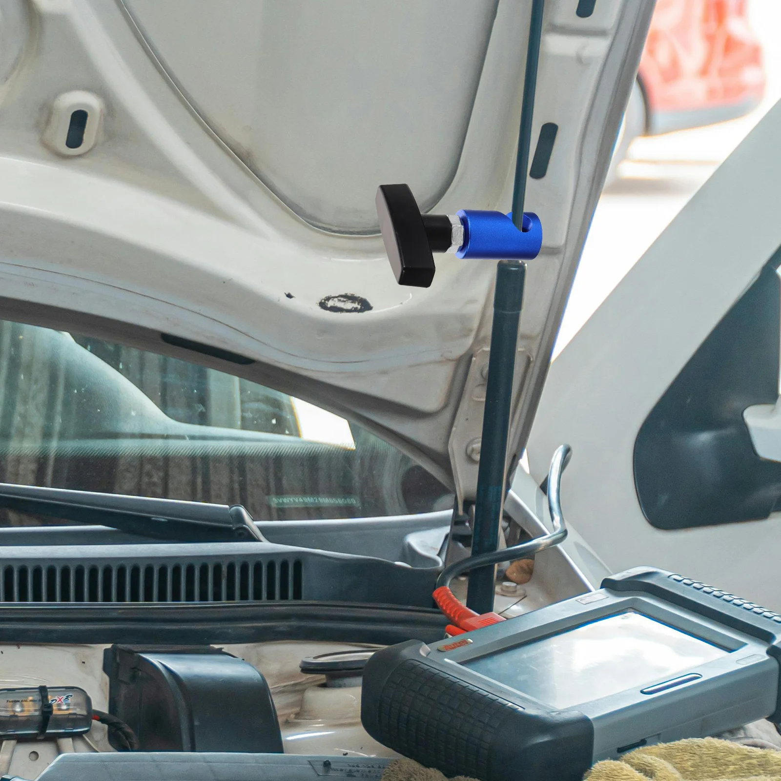 

Lift Support Clamp Hood Strut Mount High Strength Aluminum Car Hood Lift Struts Clamp Easy Install Stylish Reliable