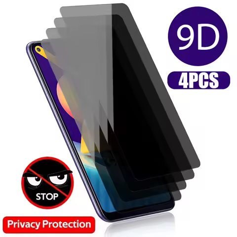 4PCS Privacy Glass for Samsung A12 A53 A73 A33 A23 A22 A32 A52 A51 Anti-spy Screen Protector for Samsung A50 A71 S20 S21 FE 5G