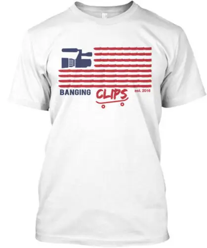 Usa Banging Clips T-Shirt Made in the USA Size S to 5XL