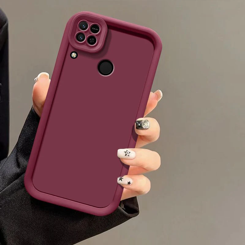 For Realme C20 Realme C20A Realme C11 2021 C21 C21Y C12 C25 C25S C25Y Case Cute Curly Hybrid Shockproof Bumper Cover Soft Fundas