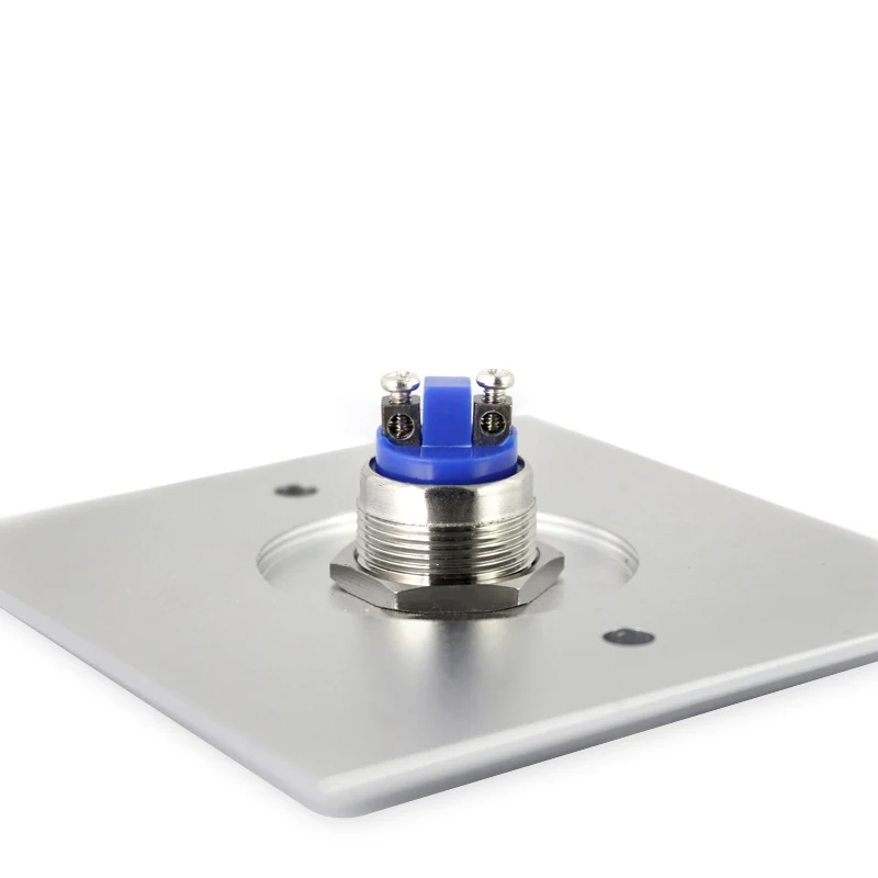 86*86mm Aluminum alloy Push Button Switch Exit Button Door release for door lock access control gate door opener