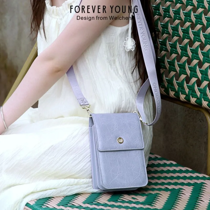 

Trendy mobile phone bag for ladies, fashionable single-shoulder bag, large-capacity commuting crossbody bag, bolsos de mujer