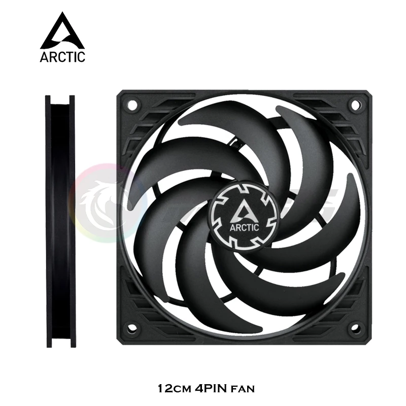 

ARCTIC P12 SLIM PWM PST 12015 4-контактный PWM бесшумный тонкий цепной вентилятор, 12 см ультратонкий корпус вентилятора 15 мм радиатор компьютерный тонкий охладитель мастер