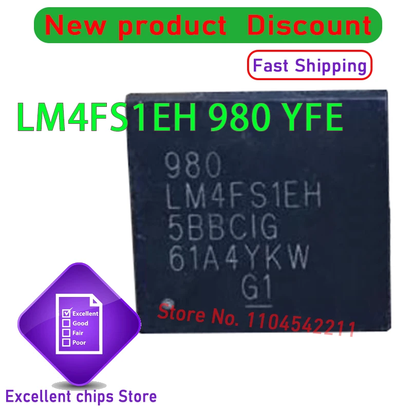 

(5-10piece) 100% New LM4FS1EH 980 YFE LM4FS1AH5BBCIG BGA Chipset