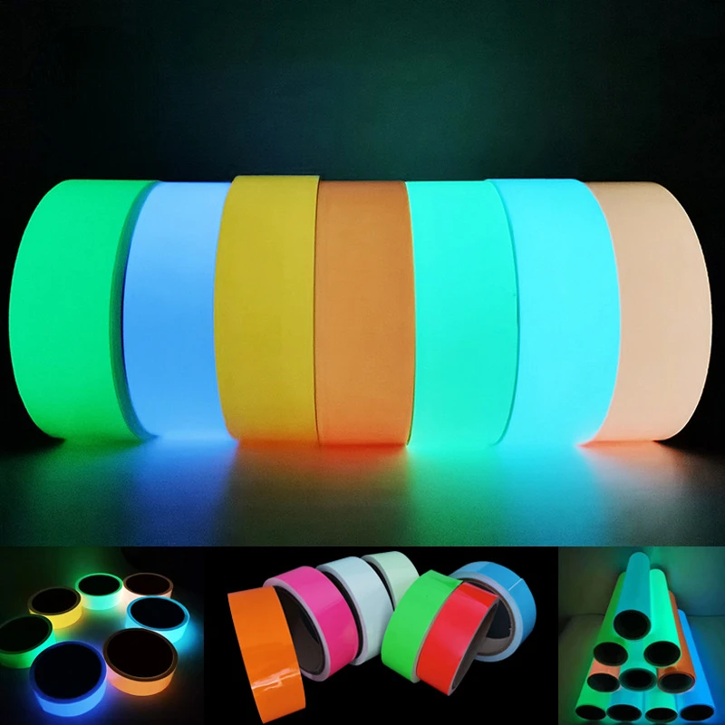 Night Stair Light Tape Adhesive Reflective Tape Car Stickers Glow in the Dark Adhesives Sealers Hardware Home Improvement