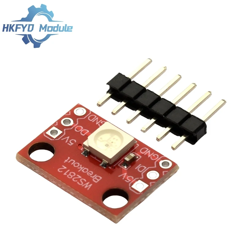 1-50pcs WS2812 RGB LED Breakout Module – Addressable Smart LED for Arduino, DIY Electronics & RGB Lighting Projects