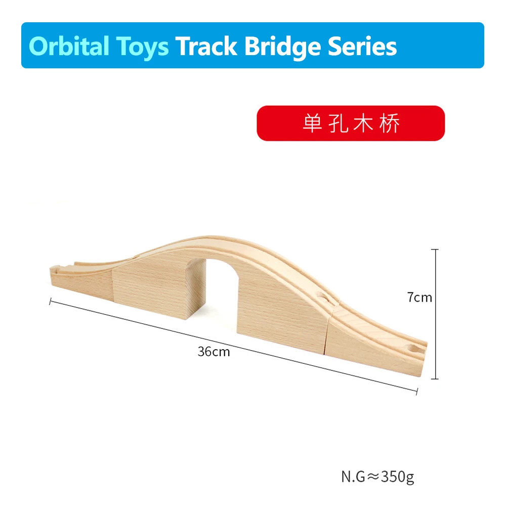 Drewniane tory akcesoria seria mostów kompatybilna z magnetycznymi samochodami z litego drewna edukacyjny prezent dla chłopca/zabawka dziecięca X29