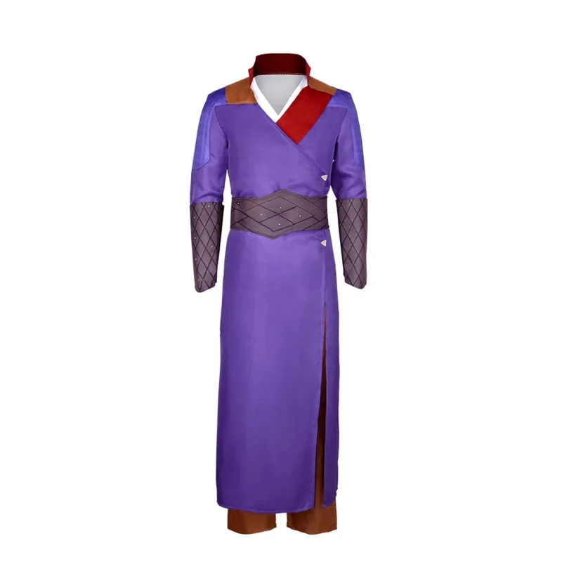 Gale 3 Cosplay Suit Purple dress Men Game Baldur Cosplay Uniform Suit Gate travestimento uomini adulti Halloween Party Cloths collana