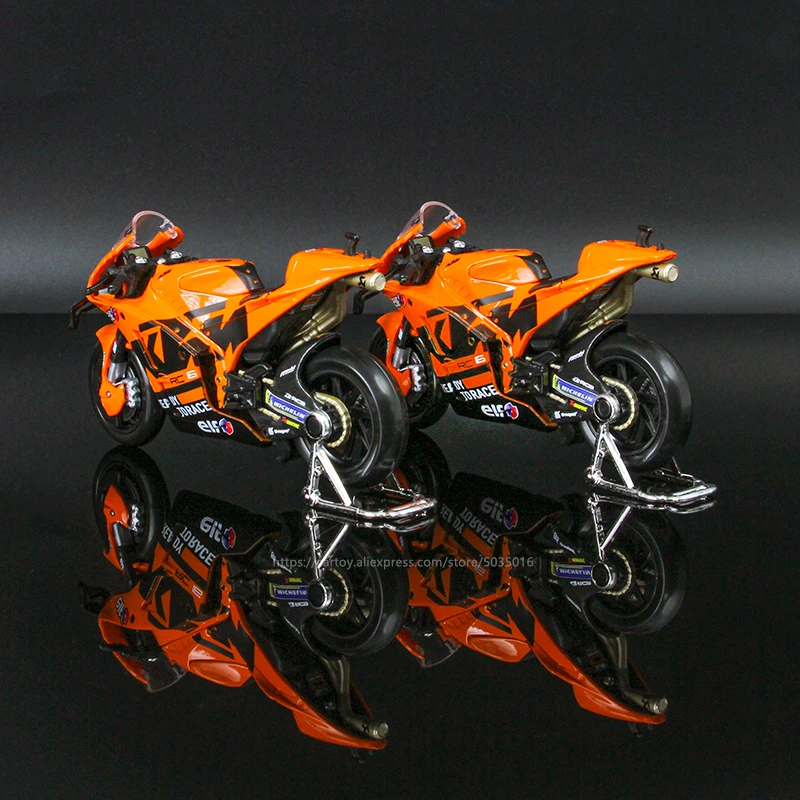 Maisto 1:18 Tech3 KTM Factory Racing 9# Petrucci 27# Lecuona Factory Licensed Simulation Alloy Motorcycle Model Toy Collection