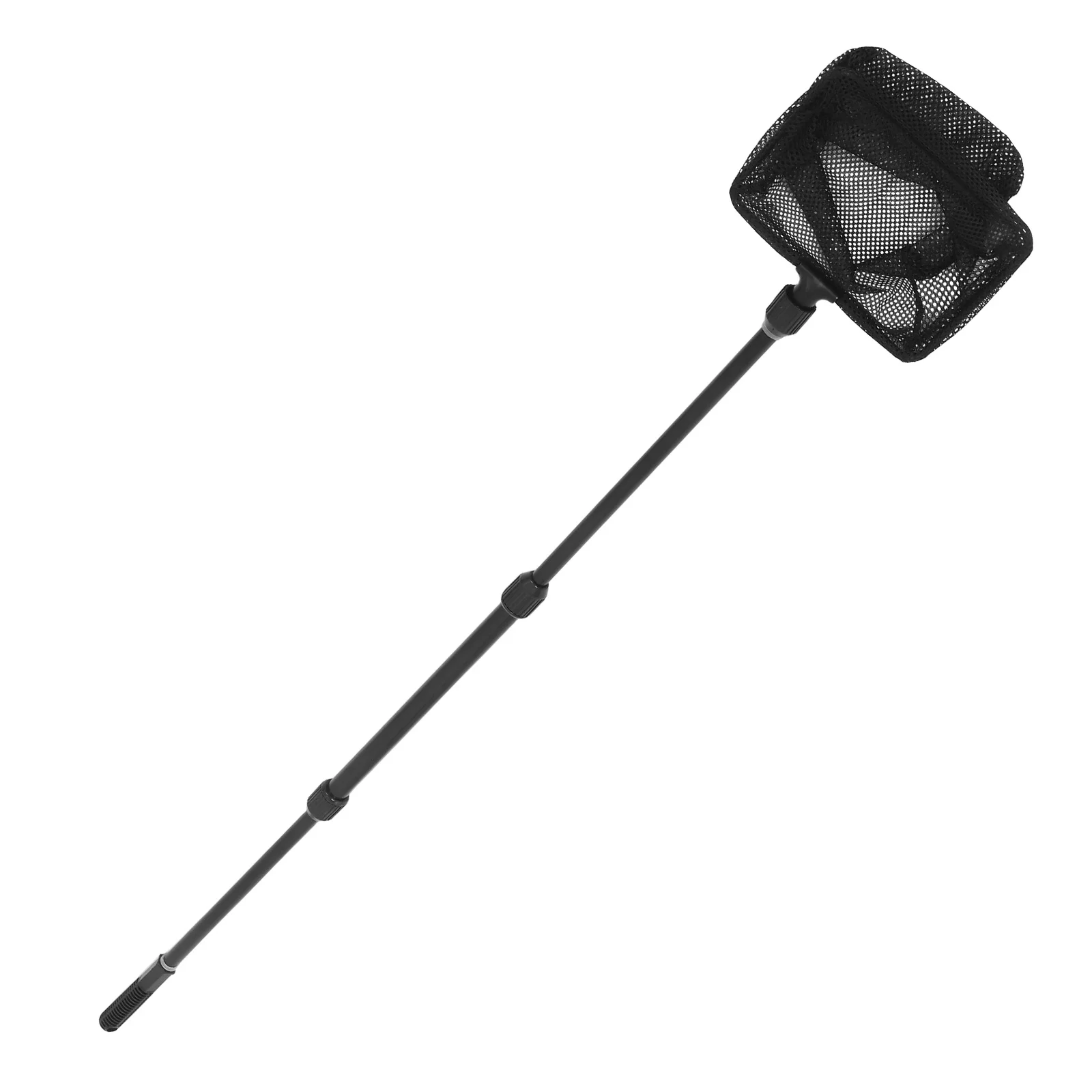 تلسكوبي الصيد شبكة أرضية غير ماصة المغلفة غرامة شبكة Skidresistant ABS العروة تصميم مريح المياه المالحة المياه العذبة S