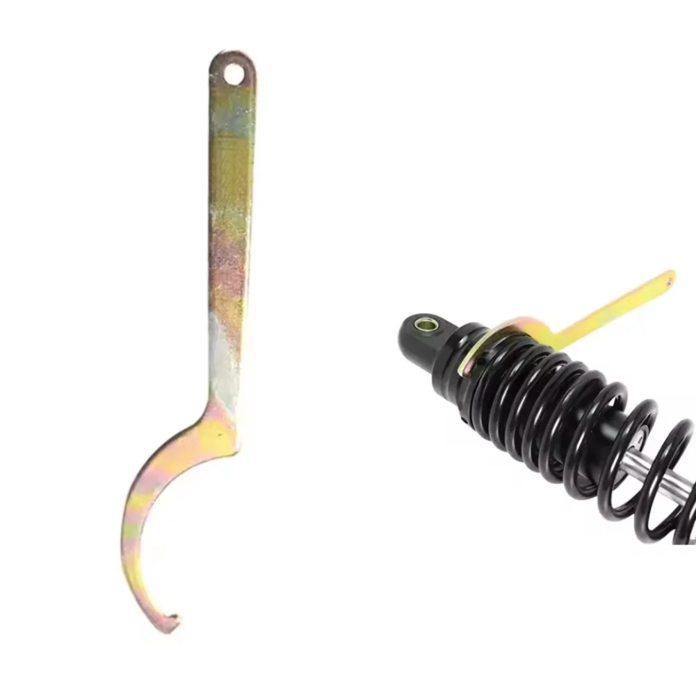 Motorcycle Repair Workshops Spring Adjuster Wrench Hand Tools Metallic Color Stainless Steel Material For Shock Absorbers