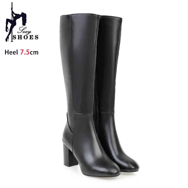 Black Long Boots Wo… - image