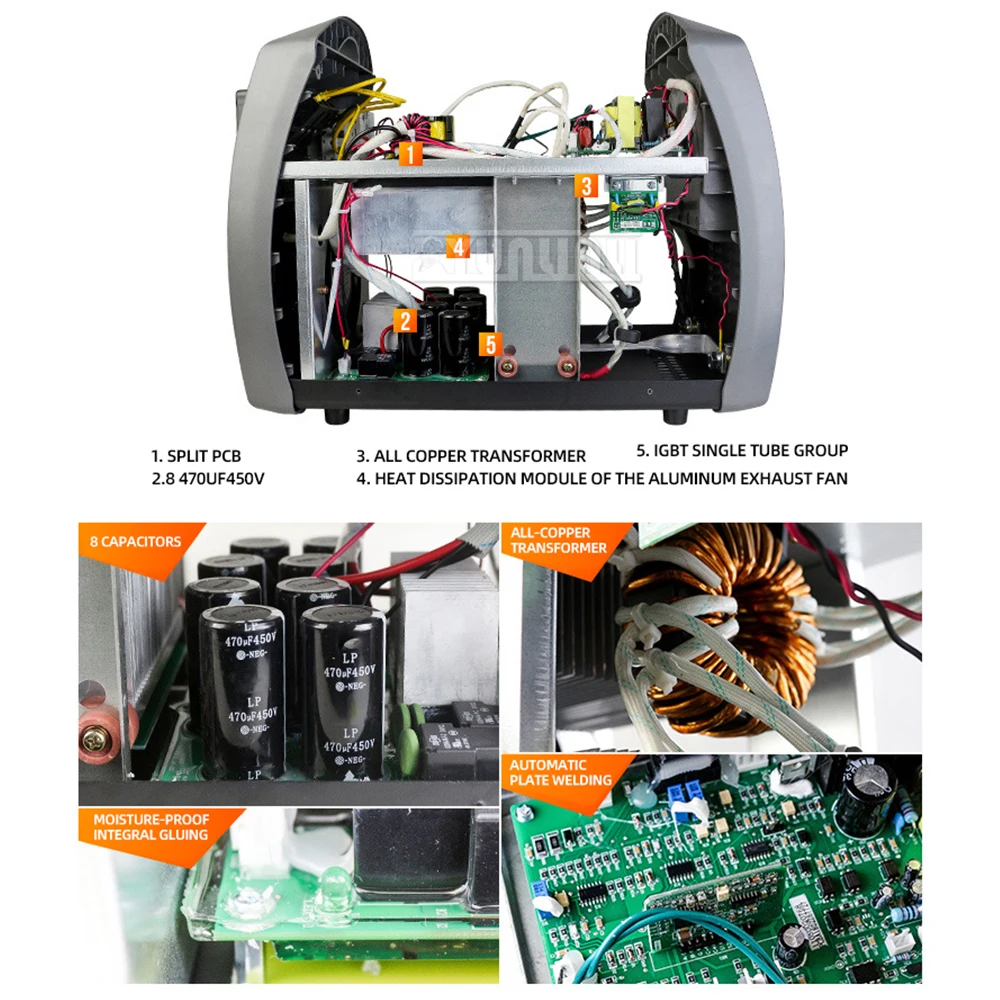 Dual Voltage 220/380V DC Automatic Welding Machine All Copper Construction Household & Industrial Grade Dual-Purpose Welder