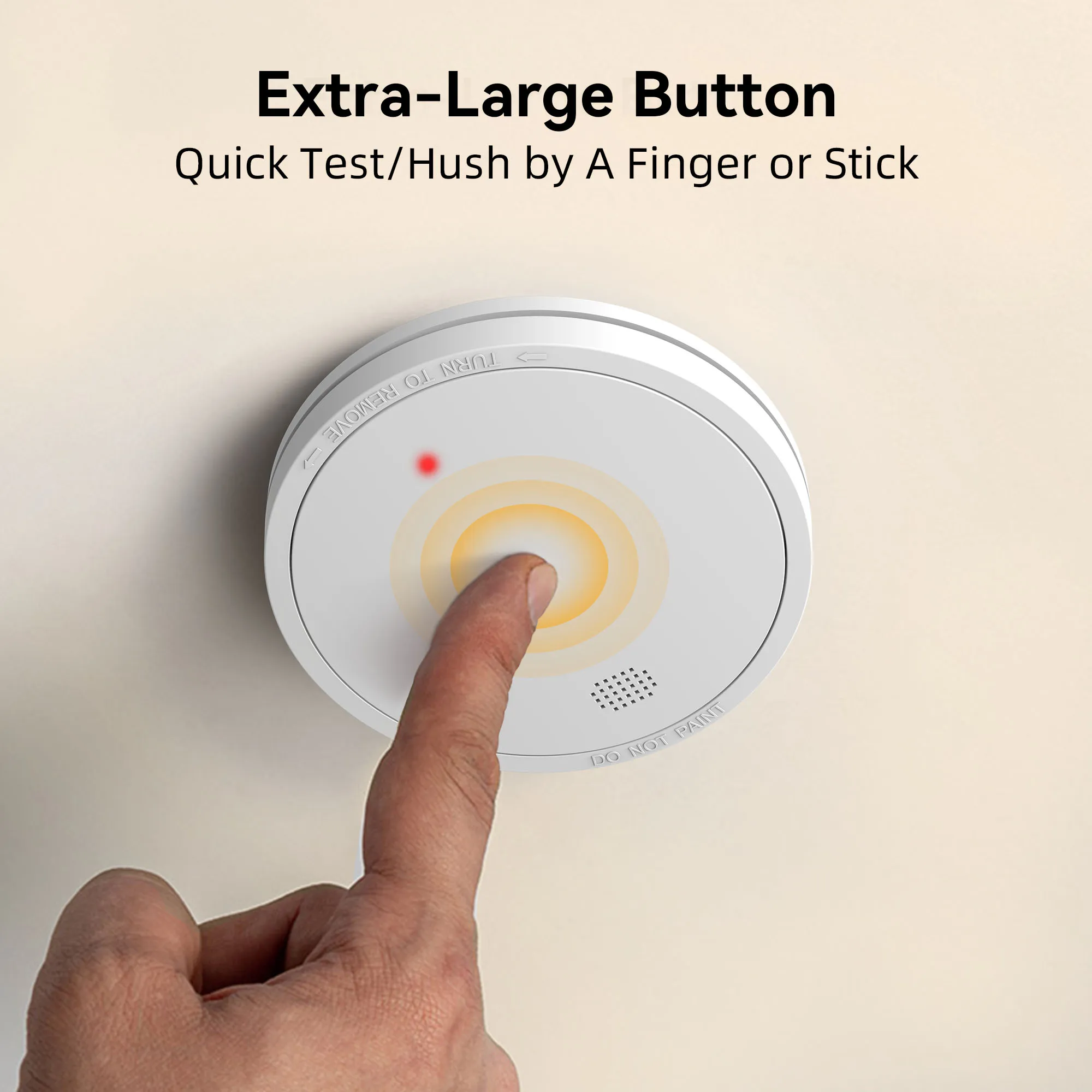 Independent Smoke Alarm 10-year Battery Life Smoke Detector Fire Alarm Smart Home Security Protection Sensor 85 High Decibel