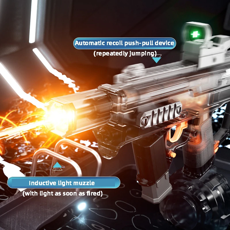 2025 Zomer Outdoor Volwassen Elektrische Schieten Watelpistool Speelgoed, Volautomatische Grote 1L Waterpistool MK3 Krachtige Waternevel Jongen Cadeau