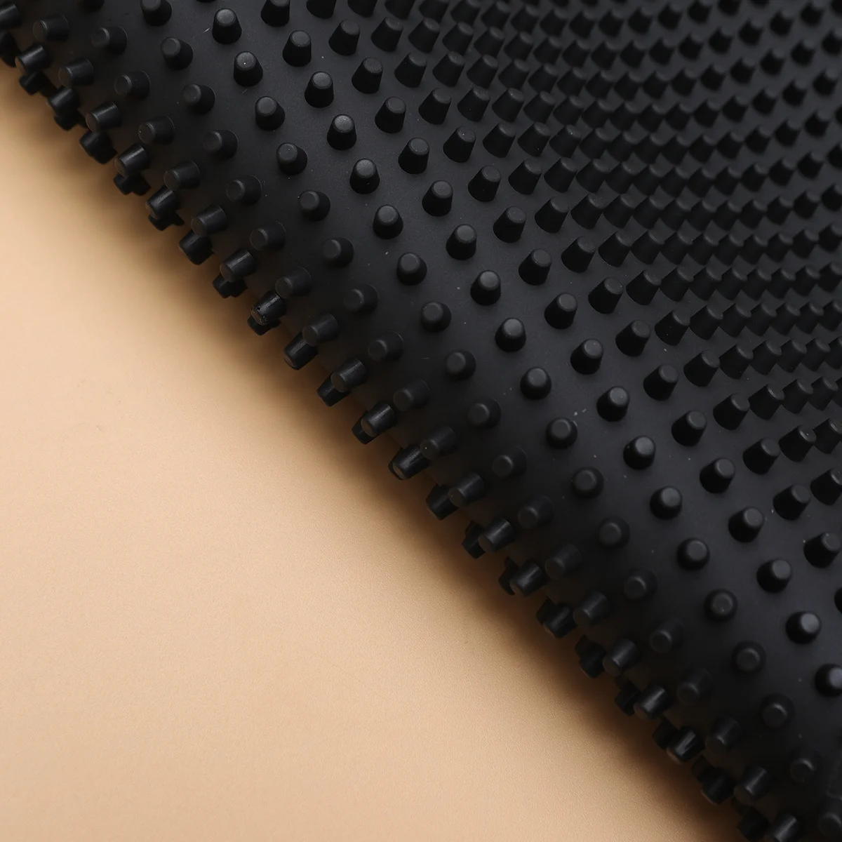 

1Pcs Sole Disinfection Pad Black PVC Anti-Skid Washable Mat Entrance Floor Boot Sanitizing Pad for Farms Hospitals