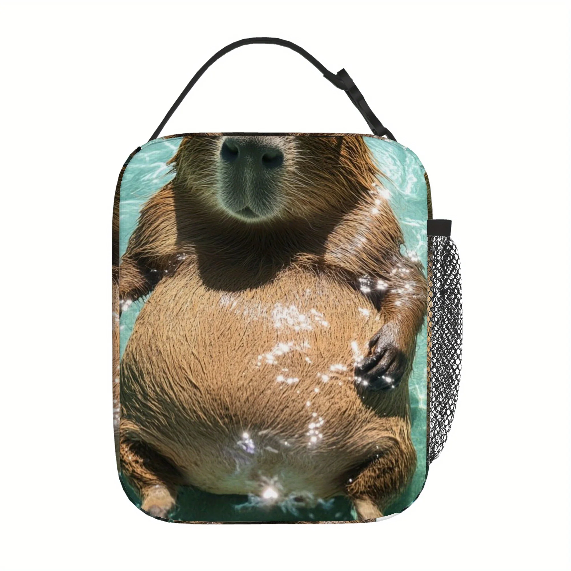 Leuke marmot thermisch geïsoleerde tas met Australische veehond, ideaal voor school, kantoor, reizen, wandelen, lunchtas